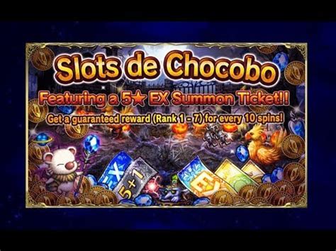 slots de chocobo|FFBE .